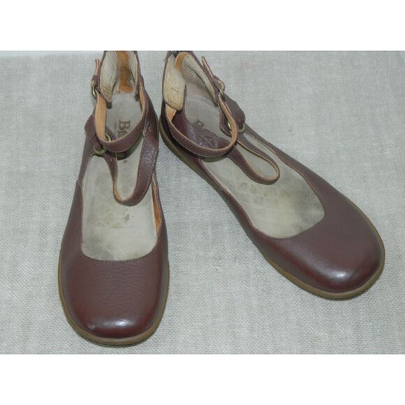 Born Dark Brown Leather Women's Flats - Picture 8 of 11